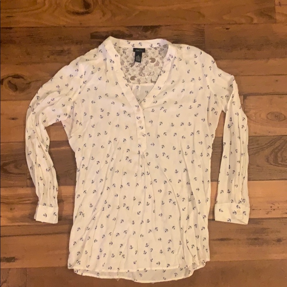 Long sleeve Anchored Blouse